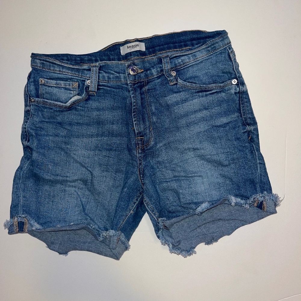 Kensie blue jean shorts